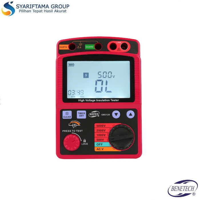 Benetech GM3125 High Voltage Insulation Tester