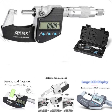 Digital Micrometer 0-25mm Syntek MIC3CB