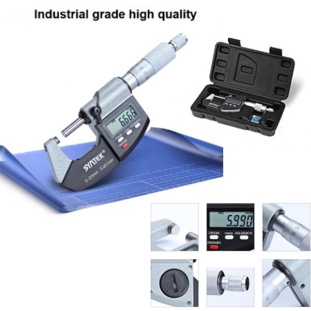 Digital Micrometer 0-25mm Syntek MIC4RB