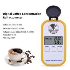 Digital Coffee Refractometer Brix 0-50% TDS 0-25%