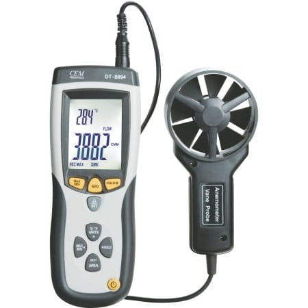 CEM DT-8894 CMM/CFM Thermo-Anemometer