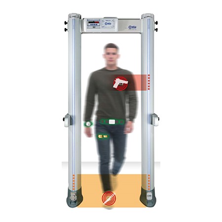 CEIA PMD2 Plus/EZHD Walk-Through Metal Detector