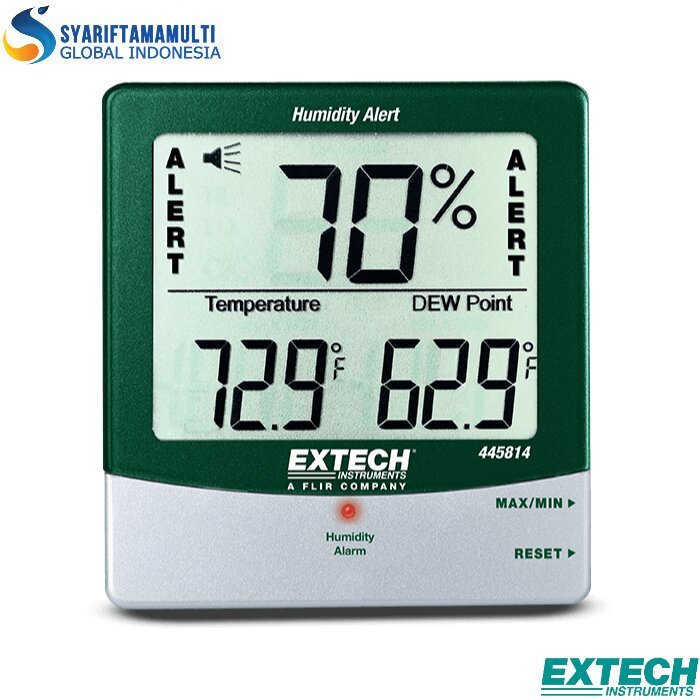 Extech 445814 Hygro-Thermometer Humidity Alert with Dew Point