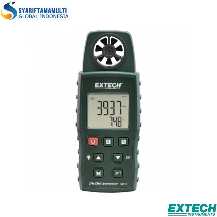 Extech AN510 CMM/CFM Anemometer + Type K