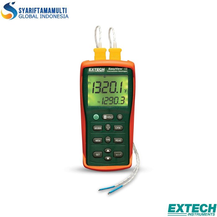 Extech EA15 EasyView™ Dual Input Temperature Datalogger