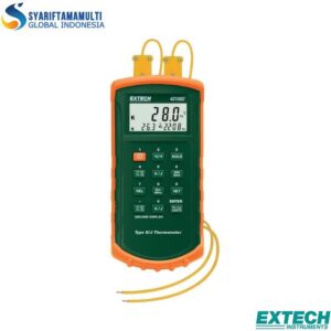 Extech 421502 Type J/K, Dual Input Thermometer with Alarm