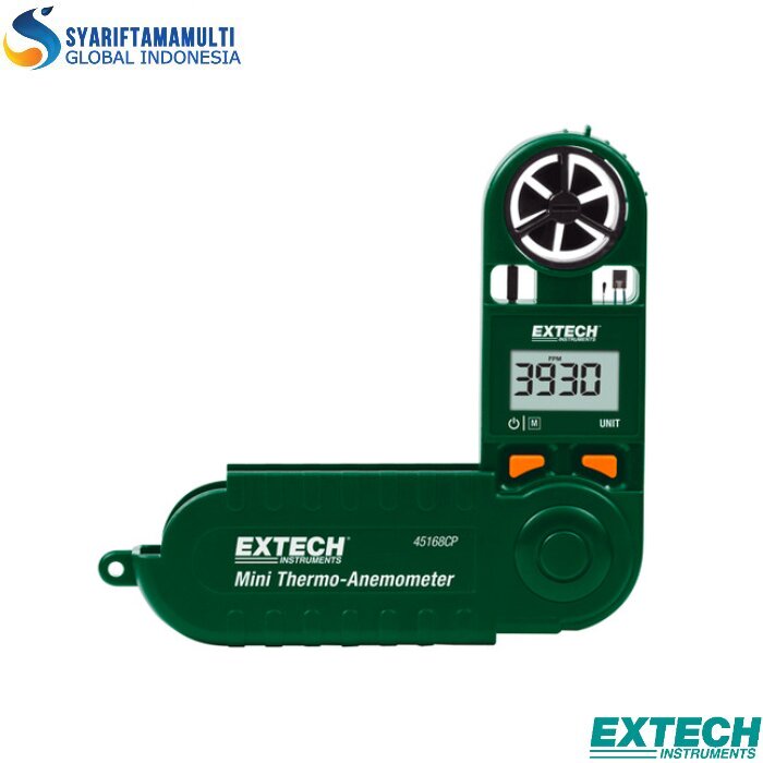 Extech 45168CP Mini Thermo-Anemometer with Built-in Compass