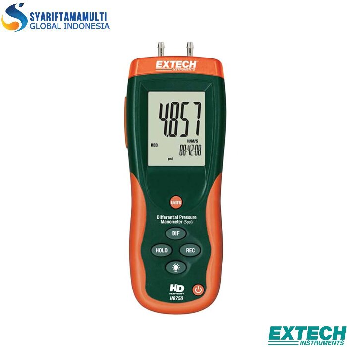 Extech HD750 Differential Pressure Manometer (5psi)